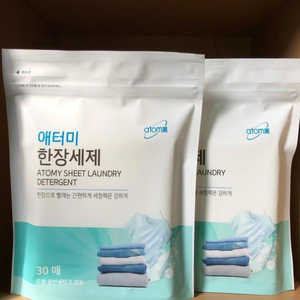 Листовой стиральный порошок Атоми — фото 4